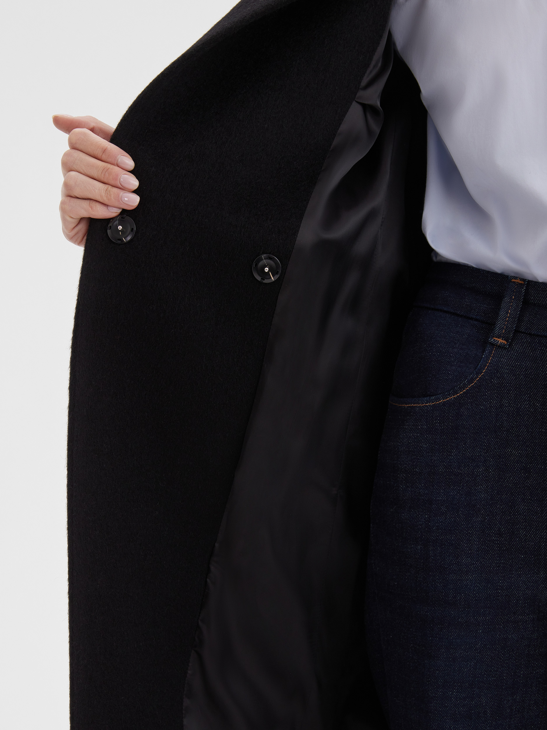 costoso,пальто,Черный,ВШ30%М40%ПА30%
